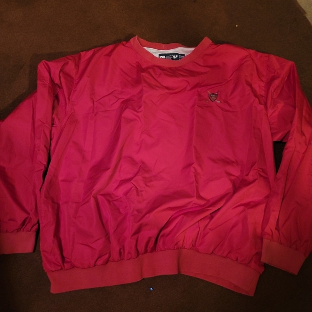 Men's Red Windbreaker Jacket